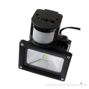 Competitive 10W inductive floodlight,with PIR sensor,AC190-AC240V